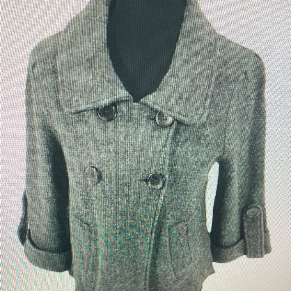 Stylish Gray Women's Cape Coat